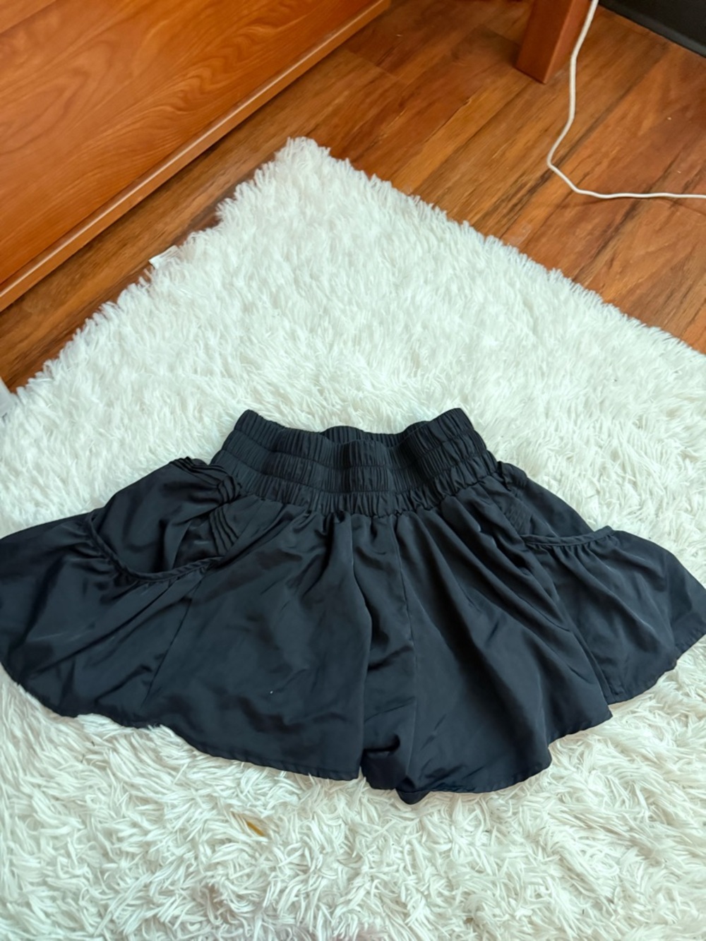 SHEIN Black Athletic Shorts Skort